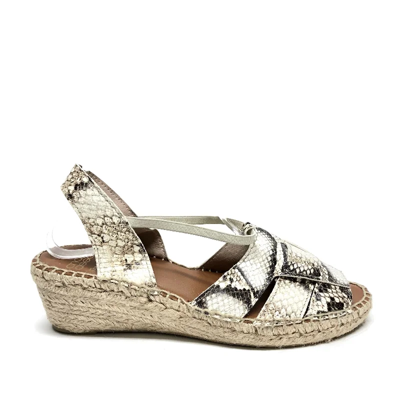 Bold and unique women's shoes for fashion-forward individualsSandals Heels Wedge By Cmc  Size: 9