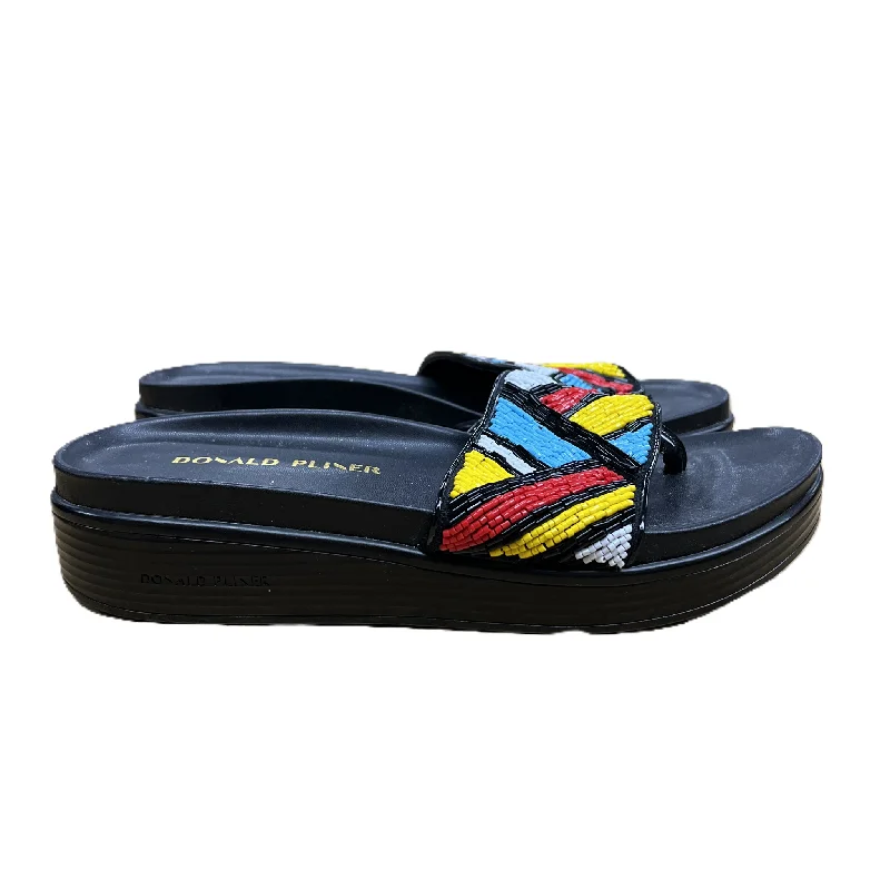 Comfy and stylish women's shoes for lounging around the houseSandals Heels Wedge By Donald Pliner  Size: 8