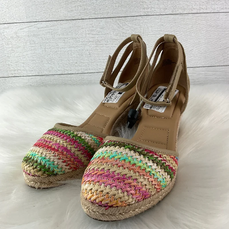 Bold and colorful women's shoes for making a statementSandals Heels Wedge By Joie In Multi-colored, Size: 8