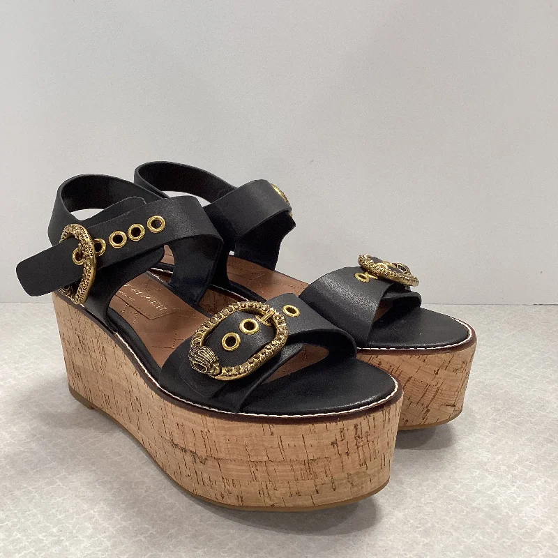 Classy and elegant women's shoes for formal eventsSandals Heels Wedge By Kurt Geiger In Black, Size: 9