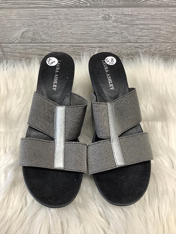 Versatile and adaptable women's shoes for every occasionSandals Heels Wedge By Laura Ashley In Black, Size: 8.5