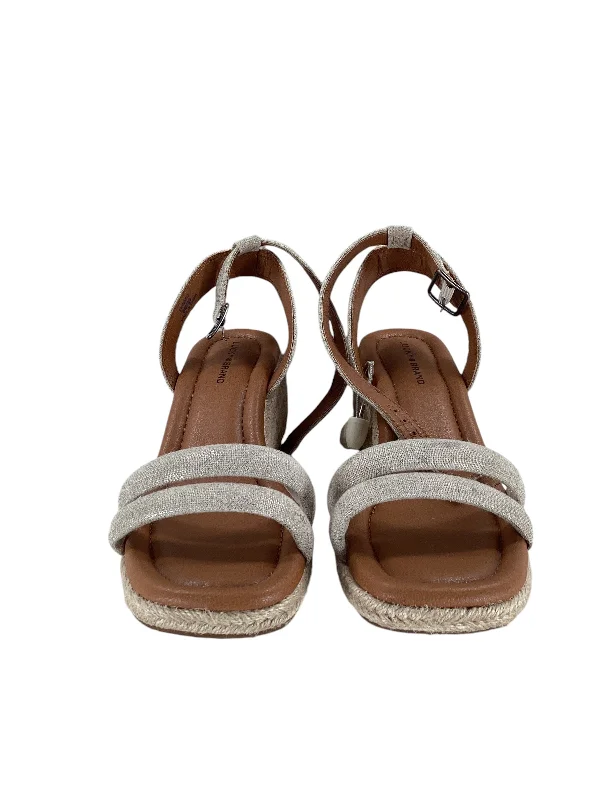 Versatile and stylish women's shoes for city walksSandals Heels Wedge By Lucky Brand In Cream, Size: 8