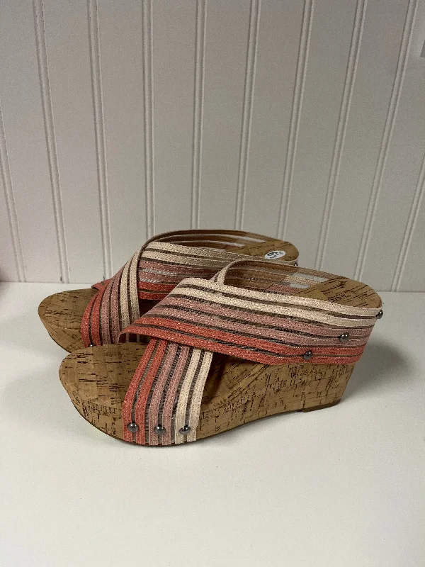 Luxurious and comfortable women's shoe options for special occasionsSandals Heels Wedge By Lucky Brand In Pink, Size: 6.5