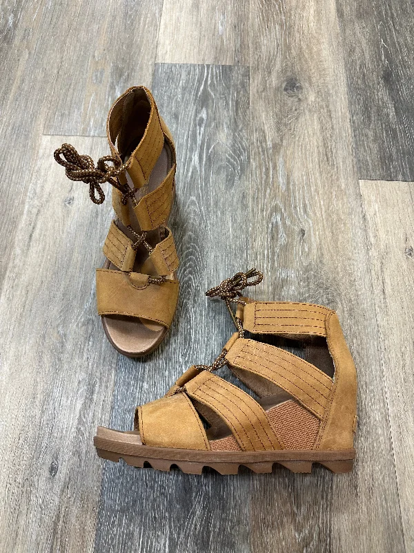 Chic and stylish women's shoes for fashion weekSandals Heels Wedge By Sorel In Tan, Size: 10