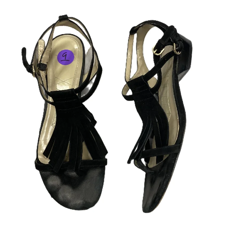 Chic and versatile women's footwearBlack Sandals Heels Block By Joan And David, Size: 9
