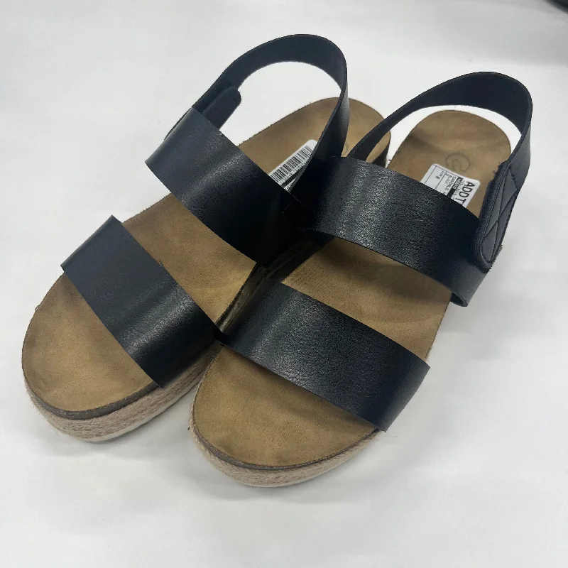 Elegant and classic women's shoes for prom nightBlack Sandals Heels Block Cato, Size 8 Elegant and classic women's shoes for prom nightBlack Sandals Heels Block Cato, Size 8
