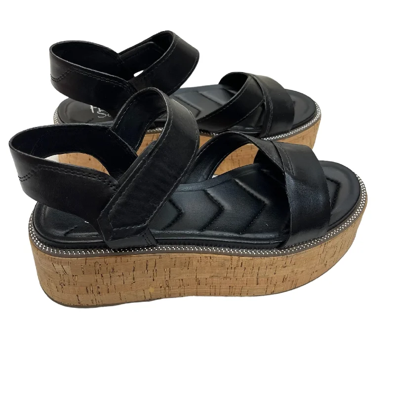 Comfy and casual women's shoes for the weekendBlack Sandals Heels Block Franco Sarto, Size 7.5 Comfy and casual women's shoes for the weekendBlack Sandals Heels Block Franco Sarto, Size 7.5