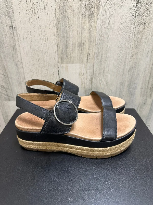 Durable and stylish women's shoes for outdoor activitiesBlack Sandals Heels Block Ugg, Size 9 Durable and stylish women's shoes for outdoor activitiesBlack Sandals Heels Block Ugg, Size 9