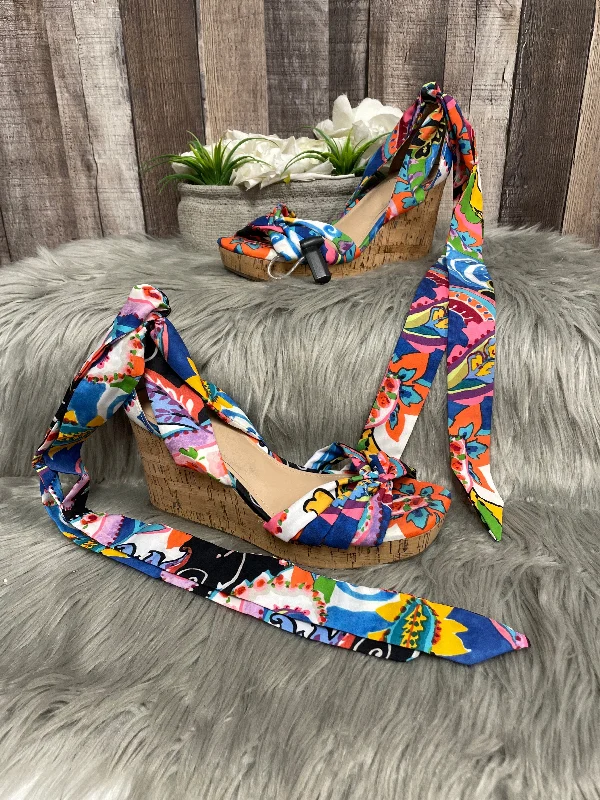 Versatile and chic women's shoes for everyday eleganceMulti-colored Sandals Heels Wedge Impo, Size 9.5