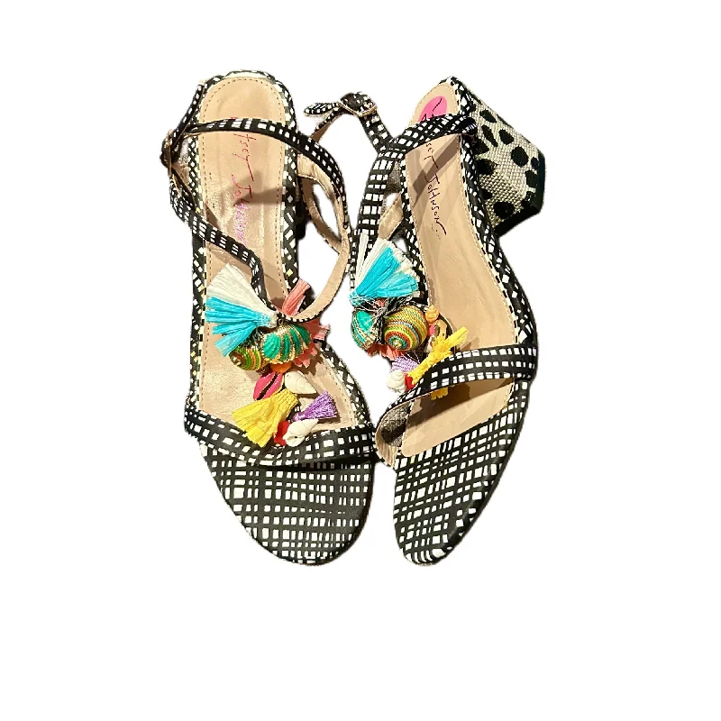 Practical and functional women's footwear solutionsSandals Heels Block By Betsey Johnson In Black, Size: 7.5