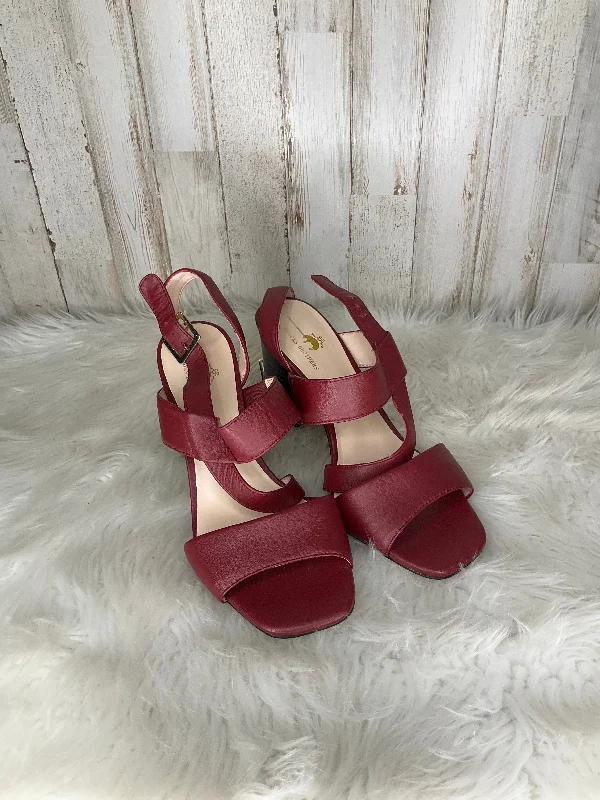 Elegant and sophisticated women's shoes for red carpet eventsSandals Heels Block By Brooks Brothers In Red, Size: 8