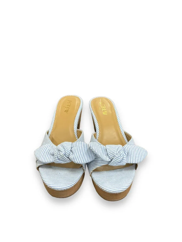 Versatile and stylish women's shoes for all occasions and seasonsSandals Heels Block By J. Crew In Striped Pattern, Size: 6