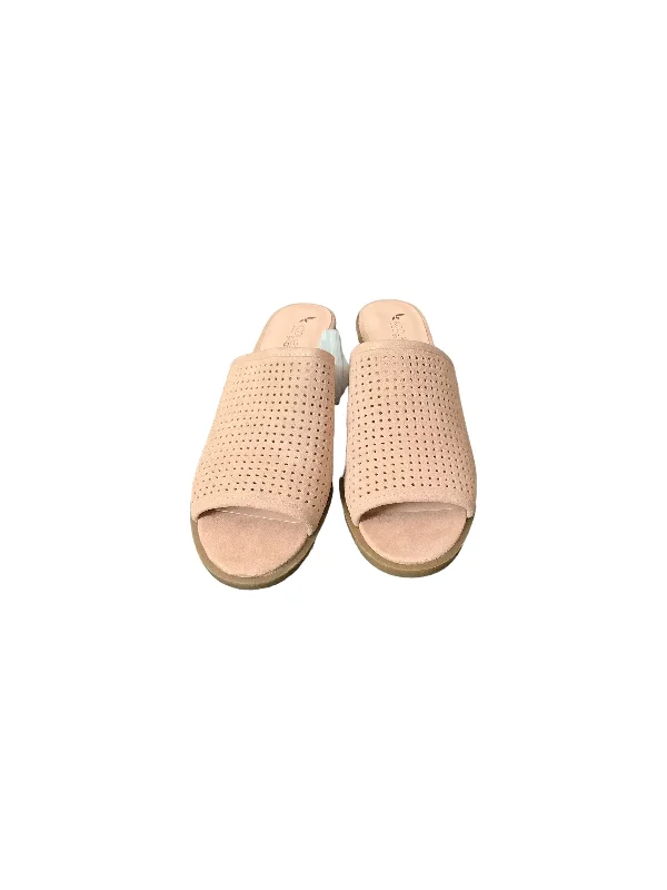 Comfy and stylish women's shoes for everyday eleganceSandals Heels Block By Koolaburra By Ugg In Pink, Size: 7