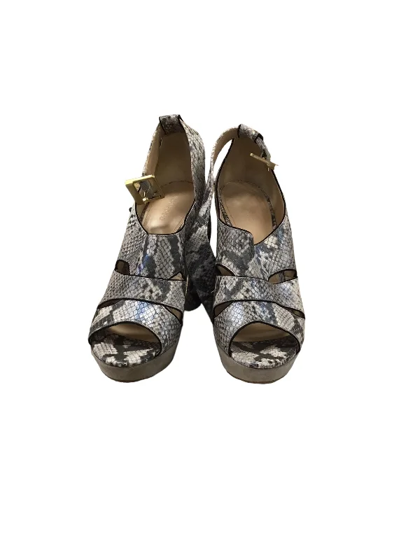 Bold and colorful women's shoes for making a statementSandals Heels Block By Sam Edelman In Animal Print, Size: 10