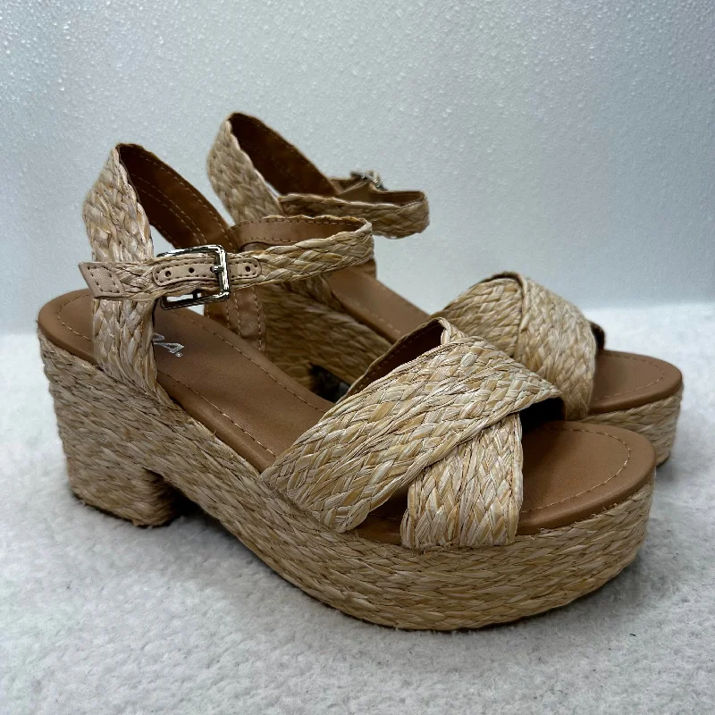 Sleek and modern women's footwear optionsSandals Heels Block By Soda In Brown, Size: 10