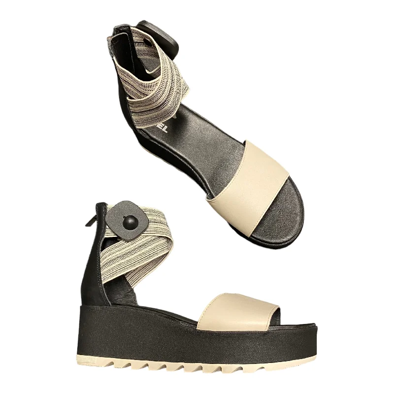 Elegant and sophisticated women's shoes for opera nightsSandals Heels Block By Sorel In Multi-colored, Size: 8.5