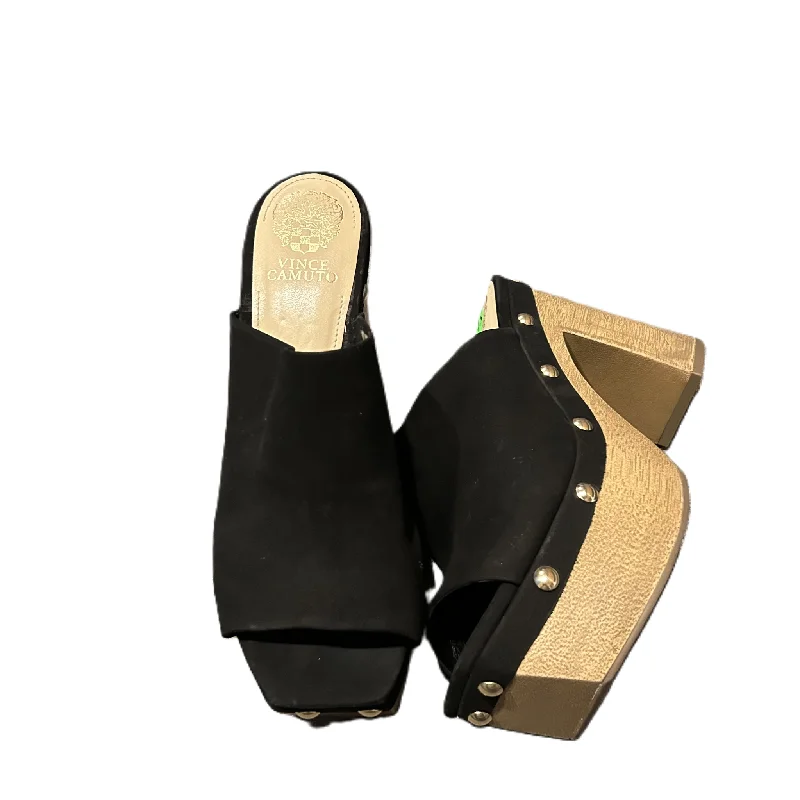 Classy and elegant women's shoes for formal eventsSandals Heels Block By Vince Camuto In Black, Size: 7.5