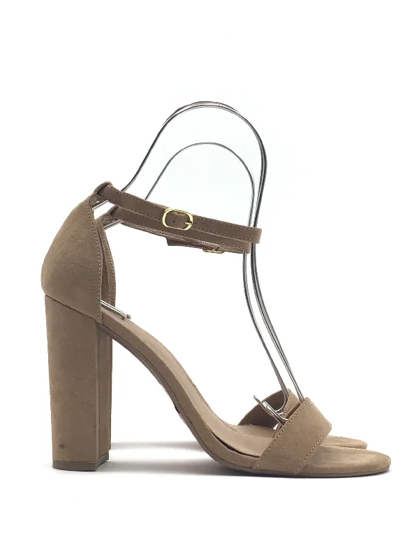 Chic and stylish women's shoes for fashion-conscious womenSandals Heels Stiletto By Merona In Tan, Size: 10