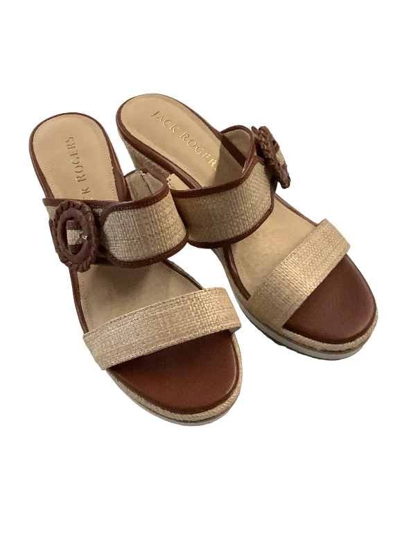 Effortlessly stylish women's shoe choicesSandals Heels Wedge By Jack Rogers In Tan, Size: 8.5