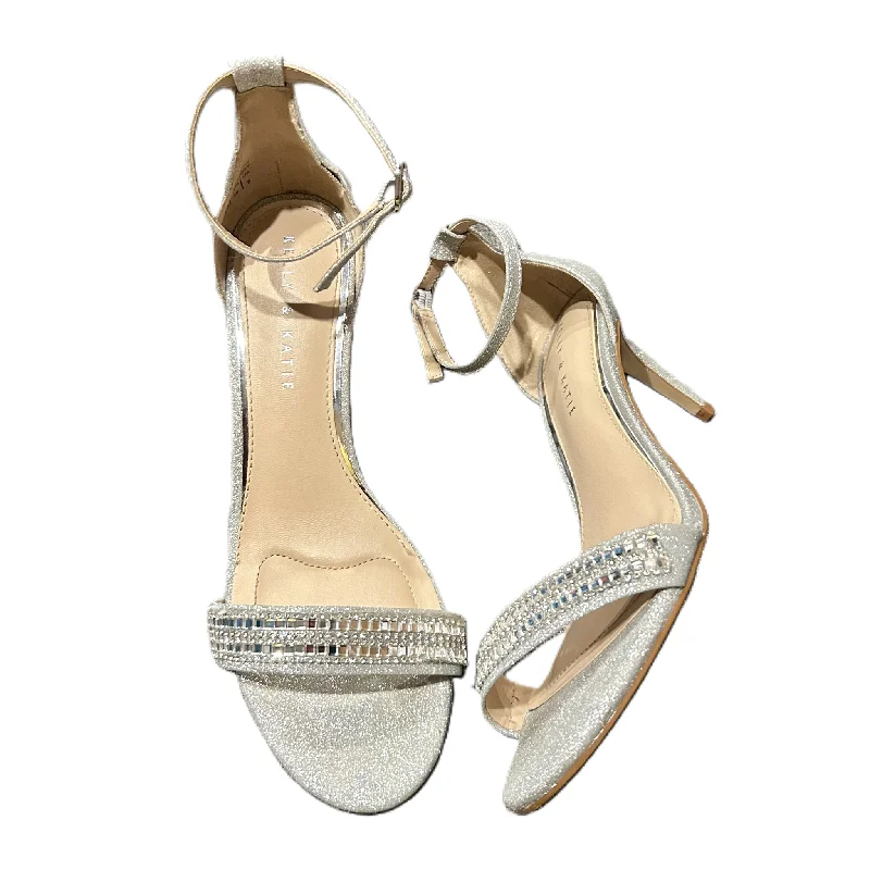 Bold and colorful women's shoes for making a statementSilver Sandals Heels Stiletto By Kelly And Katie, Size: 8.5 Bold and colorful women's shoes for making a statementSilver Sandals Heels Stiletto By Kelly And Katie, Size: 8.5