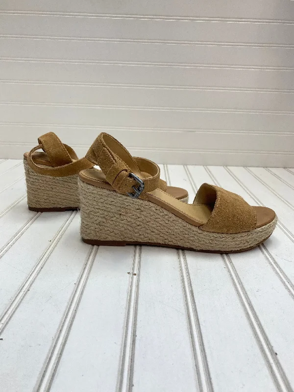 Elegant and sophisticated women's shoes for opera nightsTan Sandals Heels Wedge Splendid, Size 8.5 Elegant and sophisticated women's shoes for opera nightsTan Sandals Heels Wedge Splendid, Size 8.5