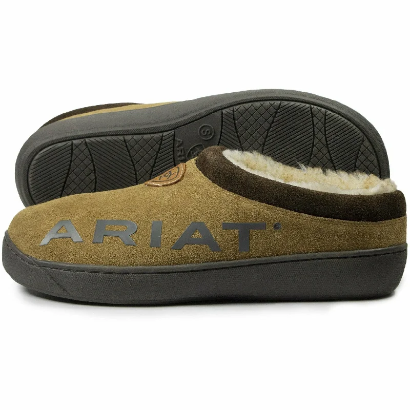 Durable and stylish women's shoes for active lifestylesAriat Mens Suede Clog Slippers with Ariat Logo Durable and stylish women's shoes for active lifestylesAriat Mens Suede Clog Slippers with Ariat Logo