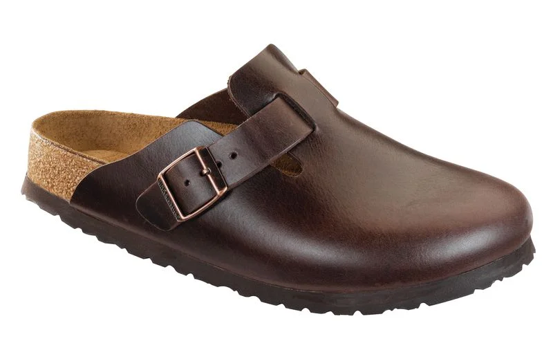 Stylish and comfortable women's shoes for long days at workBirkenstock Boston Soft Footbed - Leather