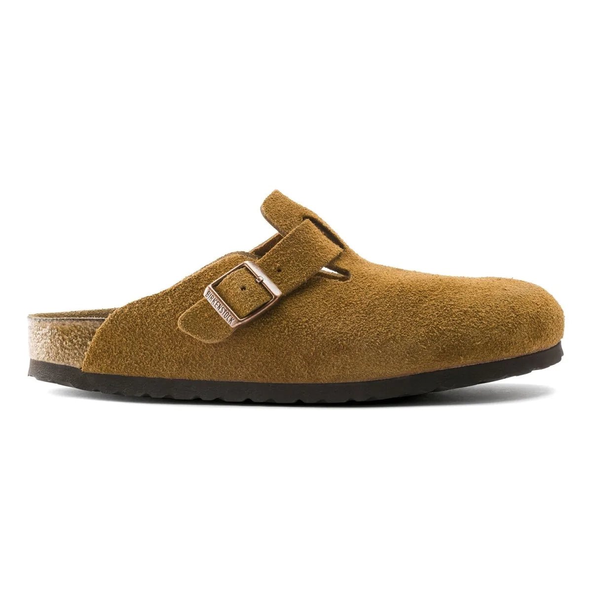 Fashion-forward and trendy women's shoe stylesBirkenstock Women's Boston SOFT Footbed Mink Suede