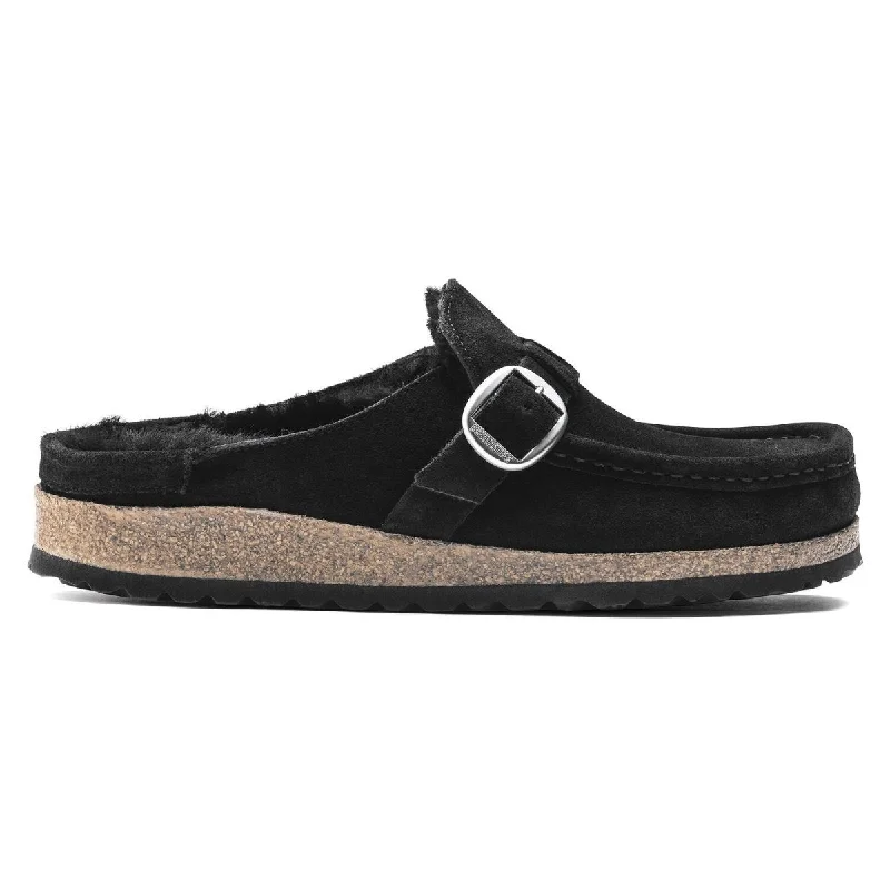Chic and stylish women's shoes that complement every outfit and occasioBirkenstock Women's Buckley Shearling Black