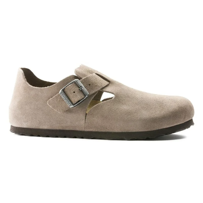 Chic and versatile women's footwearBirkenstock Women's London Taupe Suede