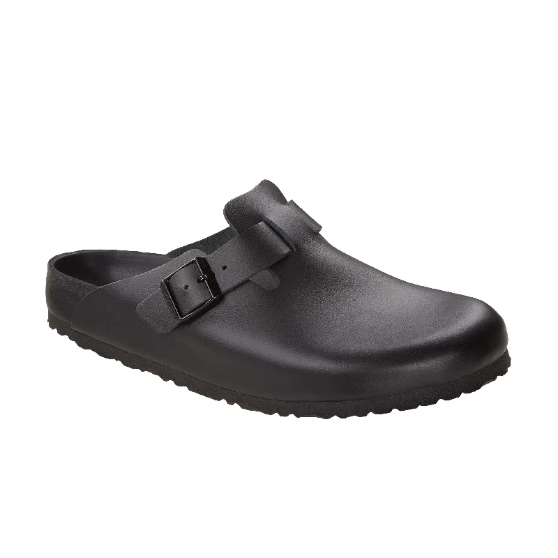 Flattering and stylish women's shoes for wide feetBoston Exquisite Black Natural Leather