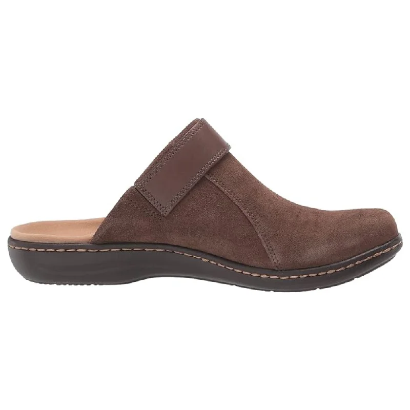 Durable and stylish women's shoes for active lifestylesClarks Laurieann Strap Taupe Suede Clog (Women's)