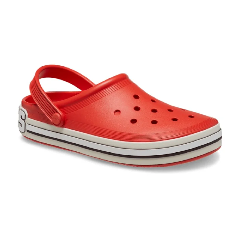 Versatile and stylish women's shoes for city walksCrocs Unisex Off Court Logo Clog - Tomato