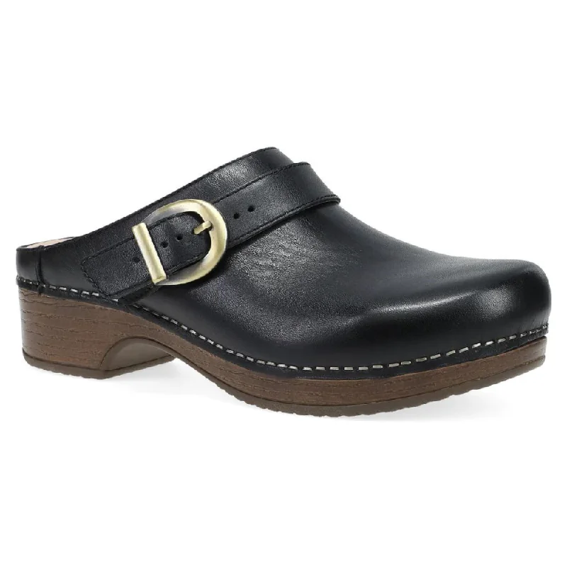 Durable and stylish women's shoes for active lifestylesDansko Baylor Black Calf Leather Mule (Women's)