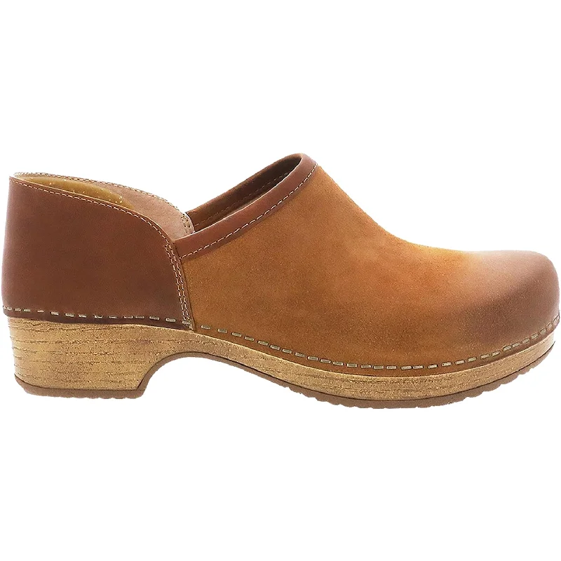 Chic and stylish women's shoes for garden partiesWomen's Dansko Brenna Tan Burnished Suede