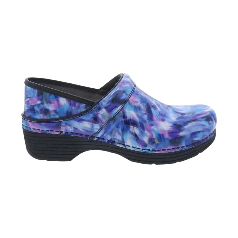 Flattering and stylish women's shoes for wide feetDansko Women's Pro LT - Blue Crush Patent