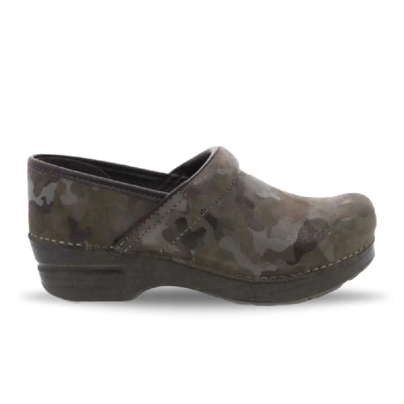 Elegantly stylish women's shoesDansko Women's Professional Clog - Camo Suede