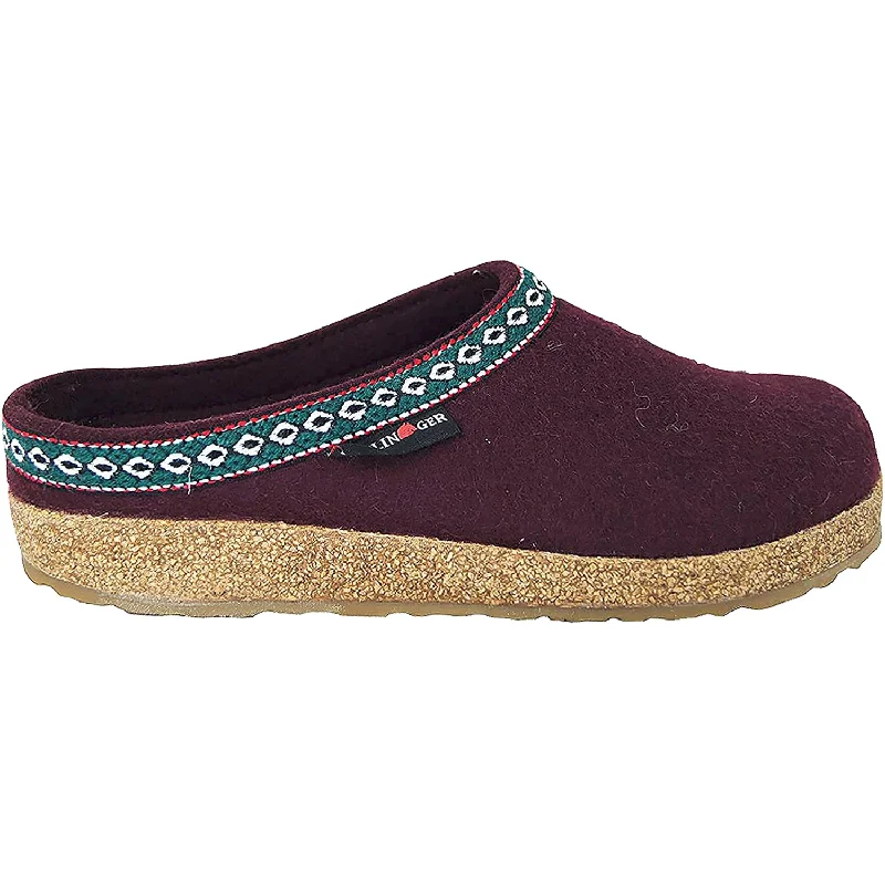 Elegant and sophisticated women's shoe stylesWomen's Haflinger GZ Bordeaux Wool