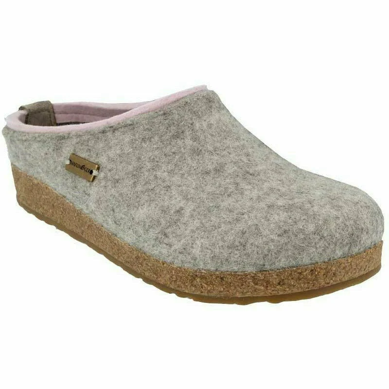 Stylish and supportive women's shoes for high archesHaflinger Kris Wool Clogs