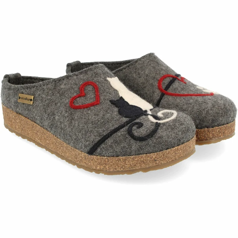 Stylish and comfortable women's shoes for long flightsHaflinger Micini Wool Clogs