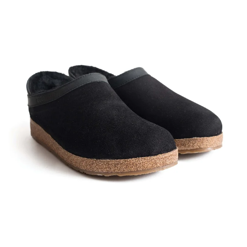 Feminine and dainty women's shoe designsHaflinger Siberia Wool Clogs