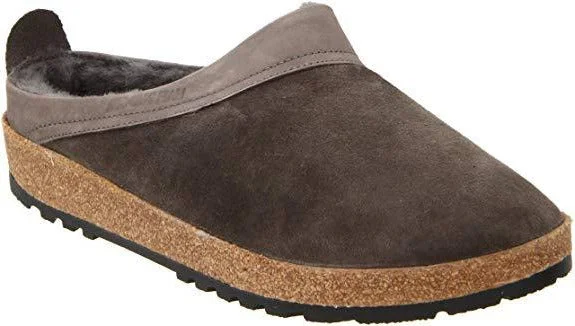 Stylish and comfortable women's shoes for long flightsHaflinger Unisex Snowbird Shearling Leather Clog