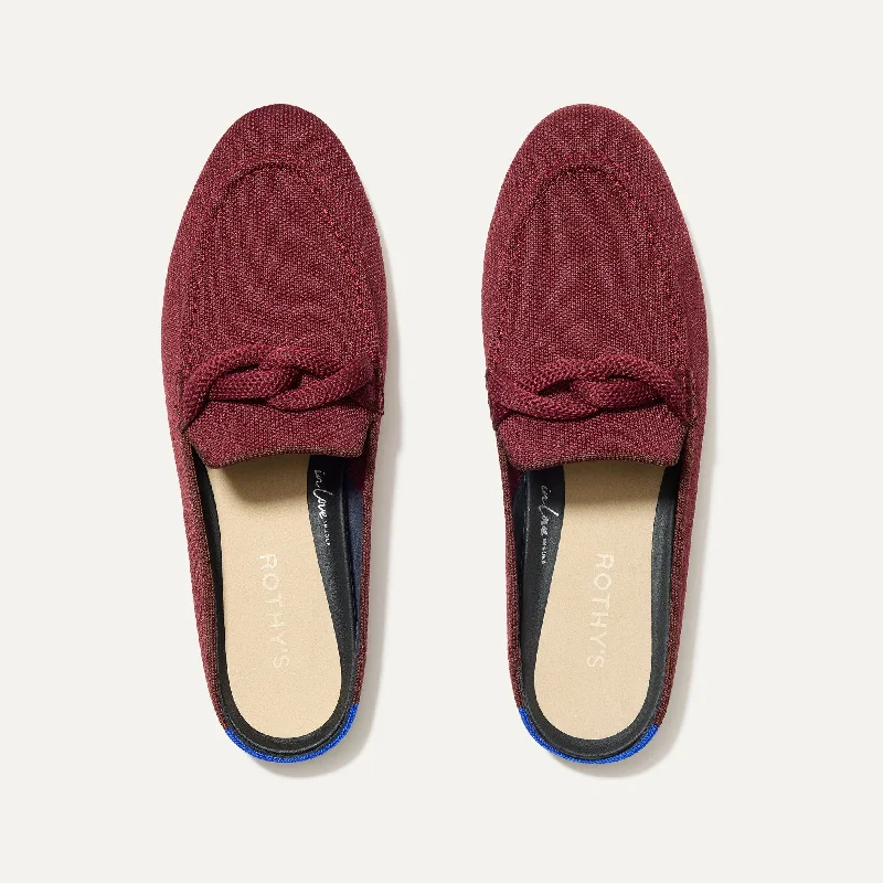 Bold and colorful women's shoes for making a statementThe Loafer Mule - Auburn