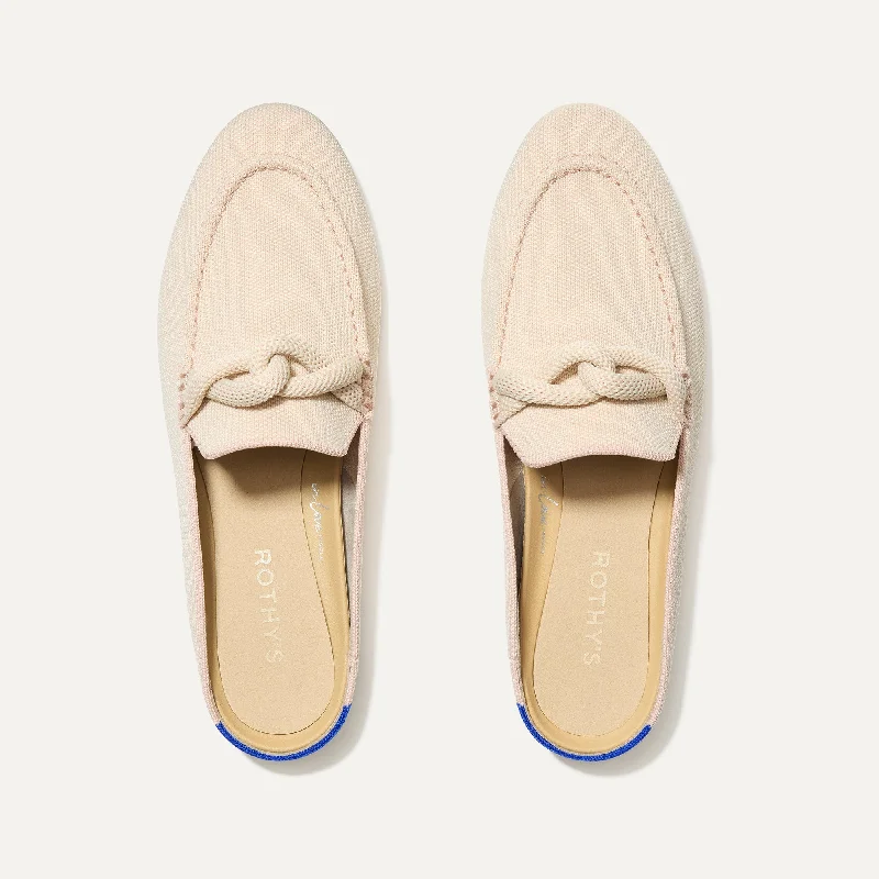 Classy and elegant women's shoes for formal eventsThe Loafer Mule - Blush Pink
