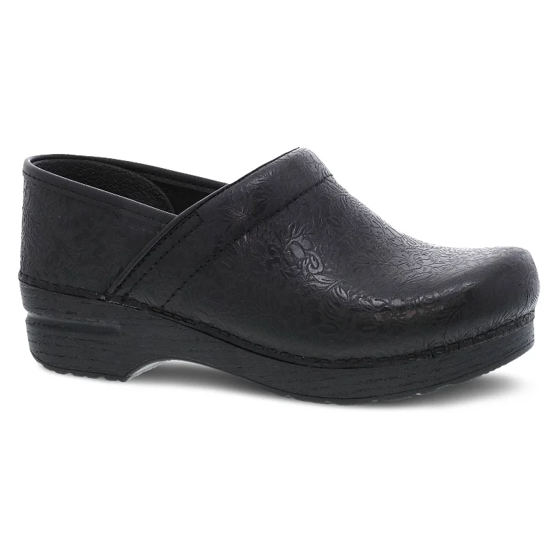 Elegant and refined women's shoe designsProfessional Black Filigree Leather