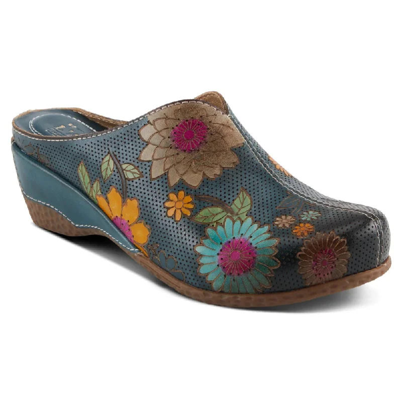 Comfy and stylish women's shoes for everyday comfortL'Artiste By Spring Step Chienti Navy Multi Clog (Women's)