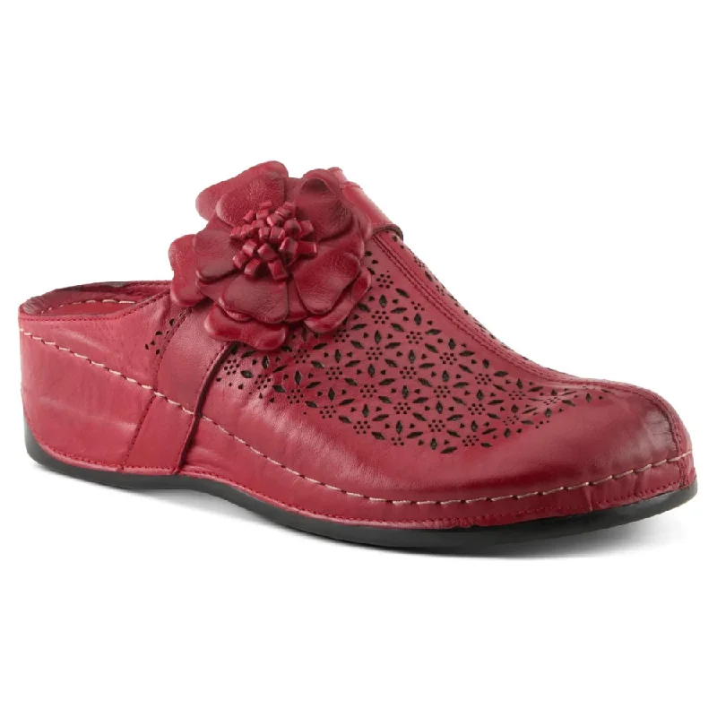 Timeless classic women's shoe designsSpring Step Lilybean Red Leather Clog (Women's)