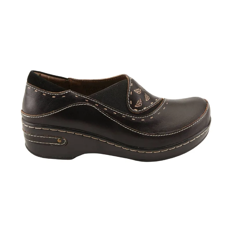 Elegantly crafted women's shoesSpring Step L'artiste Women's Burbank Clogs - Black