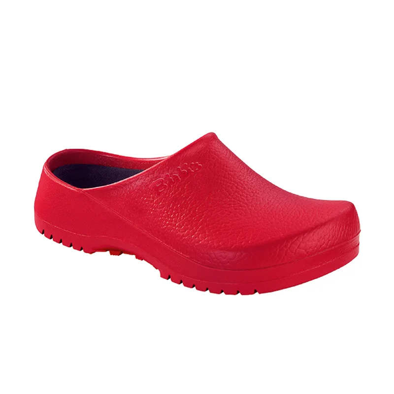Chic and versatile women's footwearSuper Birki Fusion Red Polyurethane