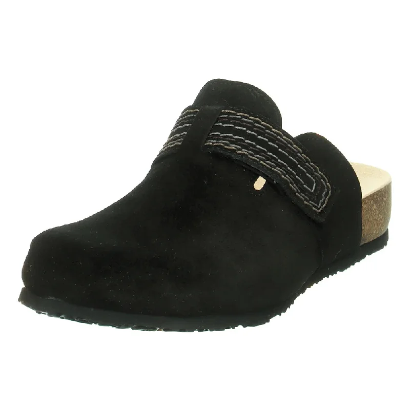 Elegantly crafted women's shoesThink! Julia Black Leather Clog (Women's)